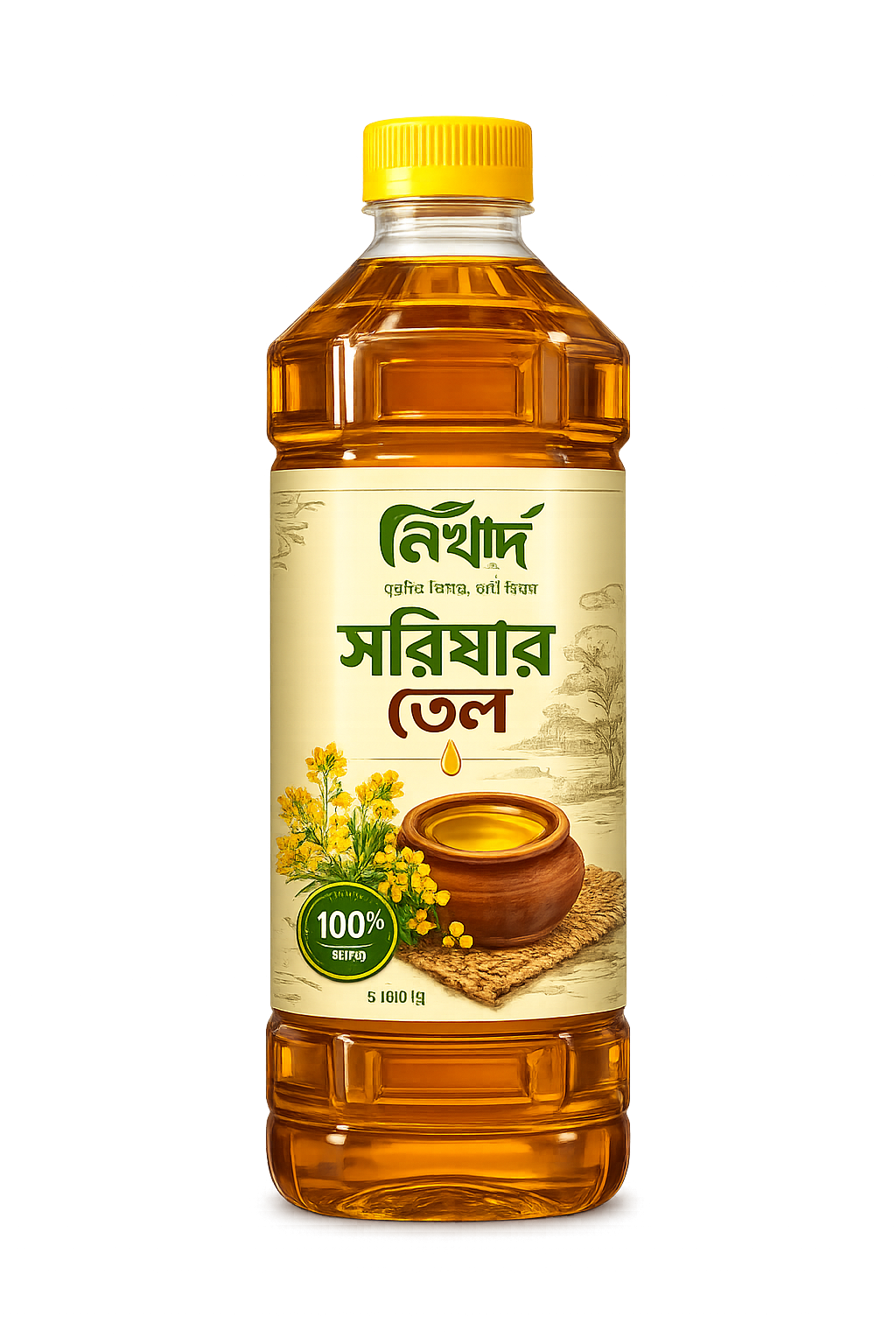 mustard oil bottle